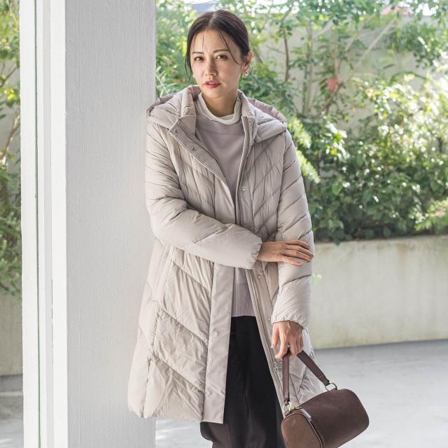 ロートレアモン（LAUTREAMONT）/ストレッチダウンロングコート