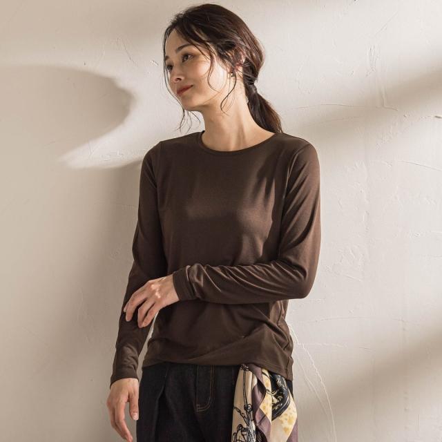 ロートレアモン（LAUTREAMONT）/【WEB限定】吸湿発熱スムースタッチカットソー