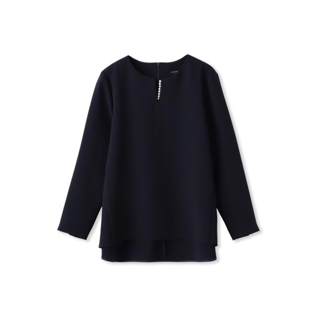 ロートレアモン（LAUTREAMONT）/トリクシオンキーネックブラウス≪セットアップ対応/洗濯機で洗える≫