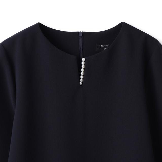 ロートレアモン（LAUTREAMONT）/トリクシオンキーネックブラウス≪セットアップ対応/洗濯機で洗える≫