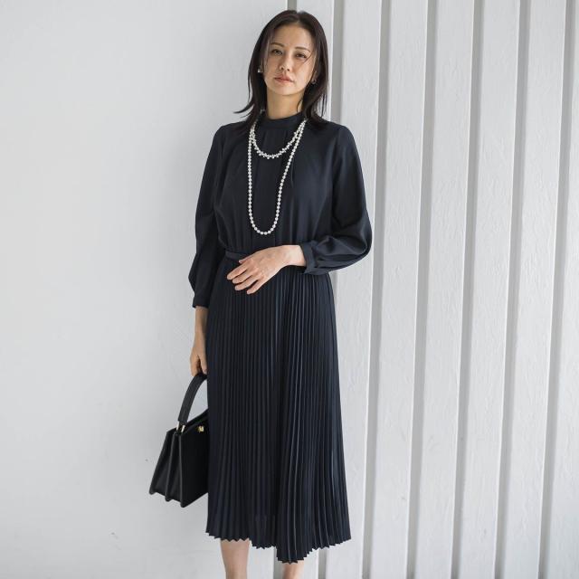 【NEW】ロートレアモン（LAUTREAMONT）/ボウタイフォーマルワンピース≪洗える≫