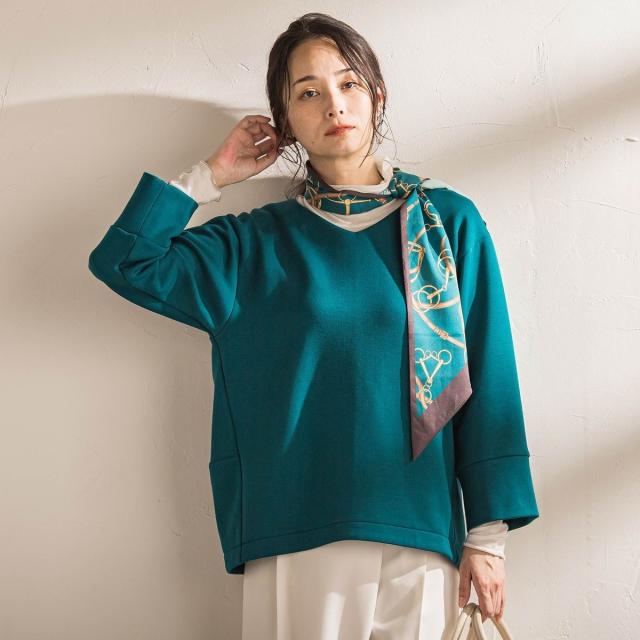 ロートレアモン（LAUTREAMONT）/【WEB限定】《暖色美》裏起毛Vネックトップス≪手洗い≫_2