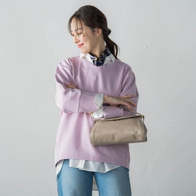 ロートレアモン（LAUTREAMONT）/【WEB限定】《暖色美》裏起毛Vネックトップス≪手洗い≫