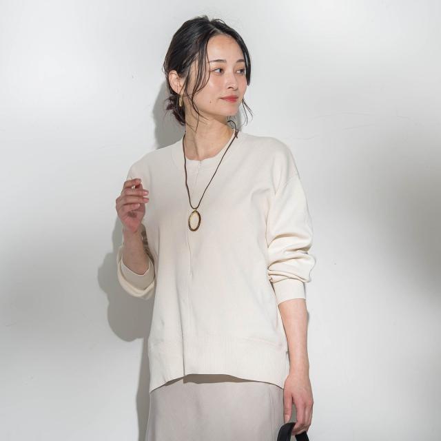 ロートレアモン（LAUTREAMONT）/【WEB限定】お肌にやさしいファスナーニット≪手洗い≫_3