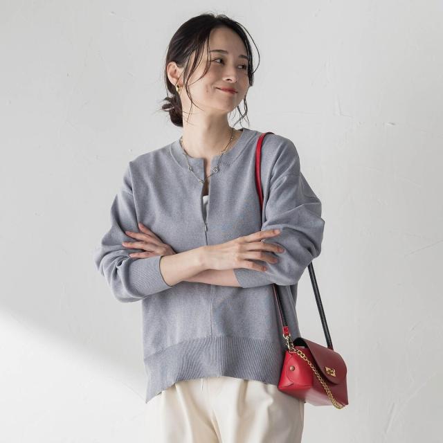 ロートレアモン（LAUTREAMONT）/【WEB限定】お肌にやさしいファスナーニット≪手洗い≫_13