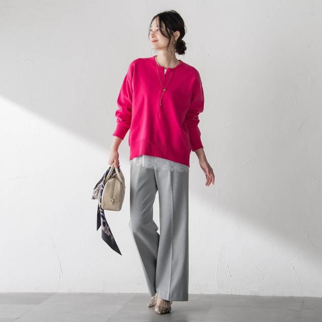 ロートレアモン（LAUTREAMONT）/【WEB限定】お肌にやさしいファスナーニット≪手洗い≫_16