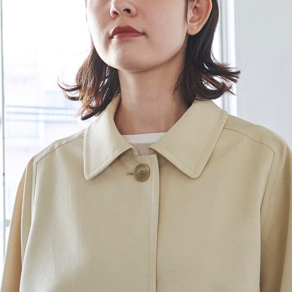 ラエフ（la．f．．．）/レジェールオックストレンチコート《洗濯機で洗える》