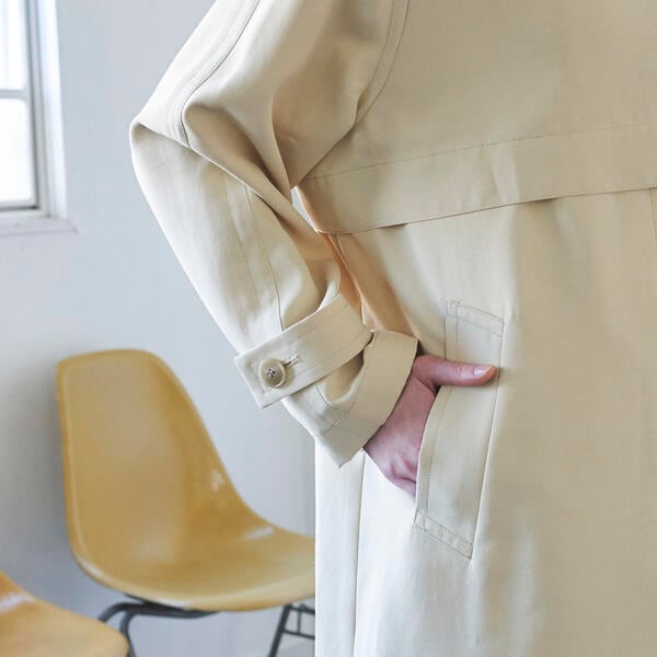 ラエフ（la．f．．．）/レジェールオックストレンチコート《洗濯機で洗える》