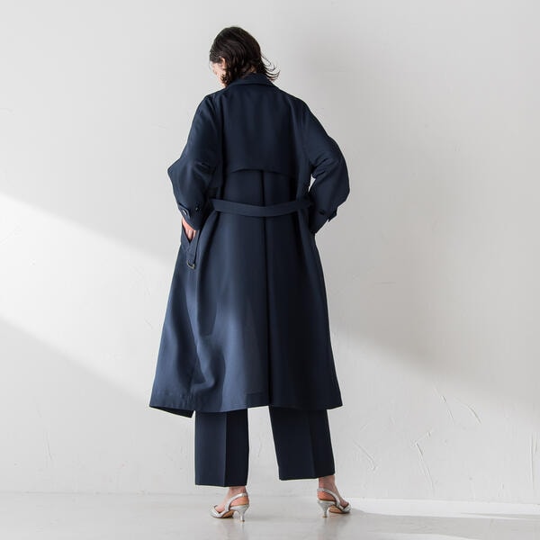 ラエフ（la．f．．．）/レジェールオックストレンチコート《洗濯機で洗える》