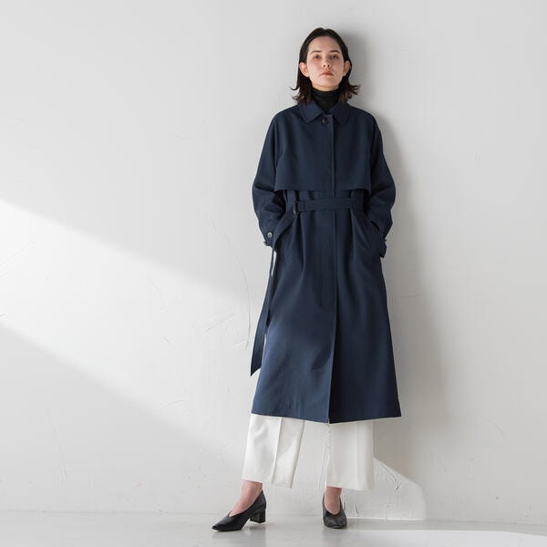 ラエフ（la．f．．．）/レジェールオックストレンチコート《洗濯機で洗える》