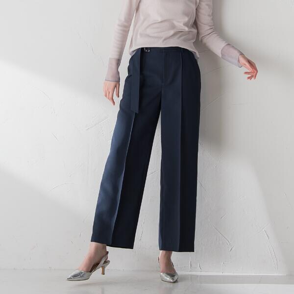 ラエフ（la．f．．．）/レジェールオックスワイドパンツ《洗濯機で洗える》