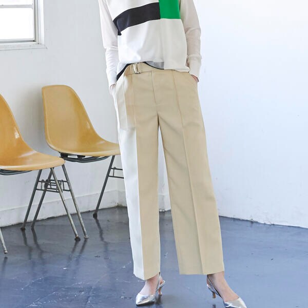 ラエフ（la．f．．．）/レジェールオックスワイドパンツ《洗濯機で洗える》