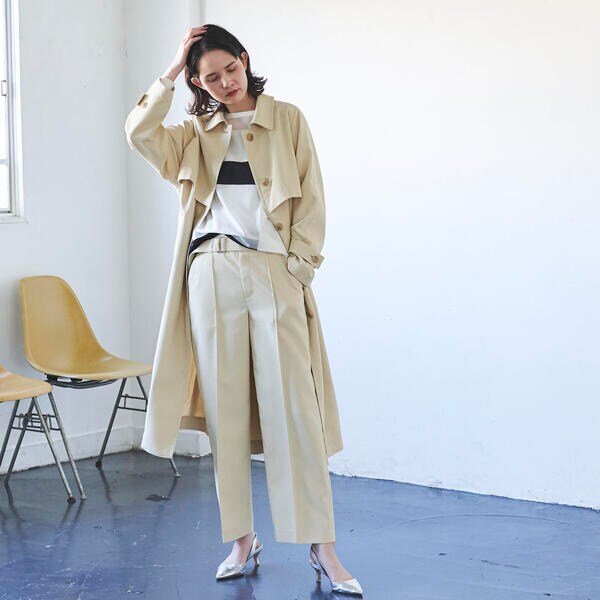 ラエフ（la．f．．．）/レジェールオックスワイドパンツ《洗濯機で洗える》