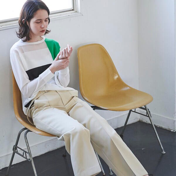 ラエフ（la．f．．．）/レジェールオックスワイドパンツ《洗濯機で洗える》