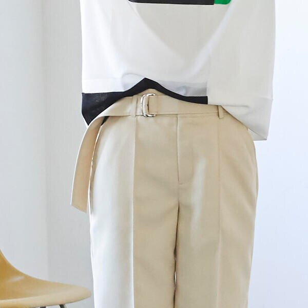 ラエフ（la．f．．．）/レジェールオックスワイドパンツ《洗濯機で洗える》