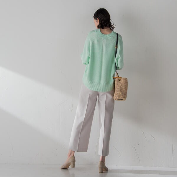 ラエフ（la．f．．．）/レジェールオックスワイドパンツ《洗濯機で洗える》