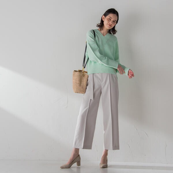 ラエフ（la．f．．．）/レジェールオックスワイドパンツ《洗濯機で洗える》