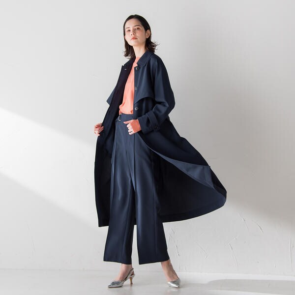 ラエフ（la．f．．．）/レジェールオックスワイドパンツ《洗濯機で洗える》