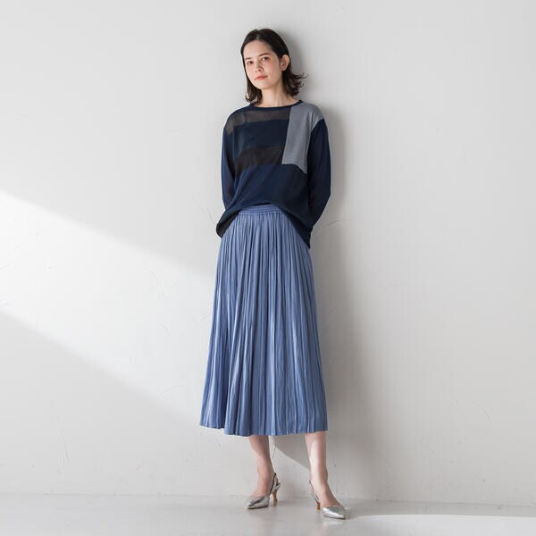 【NEW】ラエフ/カラーブロッキングニット《手洗い可能》