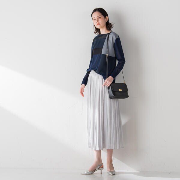 【NEW】ラエフ/カラーブロッキングニット《手洗い可能》