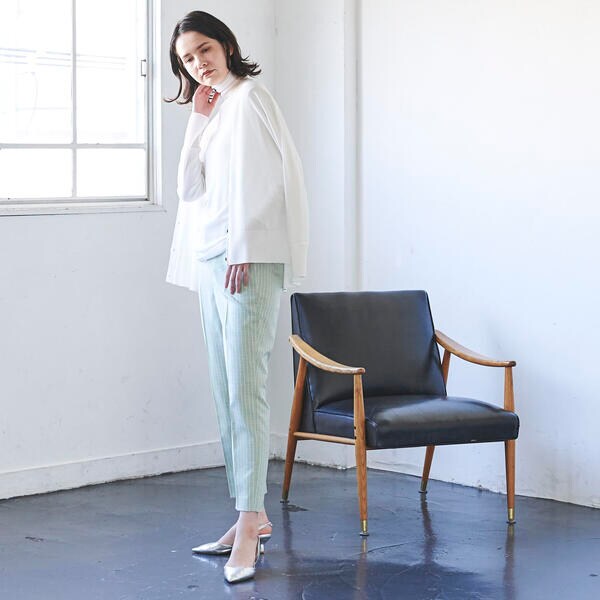 ラエフ（la．f．．．）/シャークチェックパンツ《洗濯機で洗える》