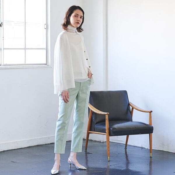 ラエフ（la．f．．．）/シャークチェックパンツ《洗濯機で洗える》