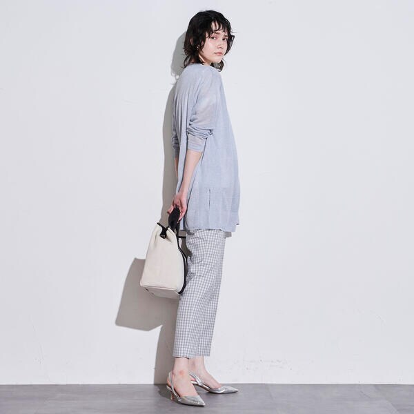 ラエフ（la．f．．．）/シャークチェックパンツ《洗濯機で洗える》