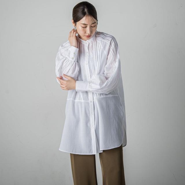 ラエフ（la．f．．．）/ECOブライトローン撥水ブラウス≪洗濯機で