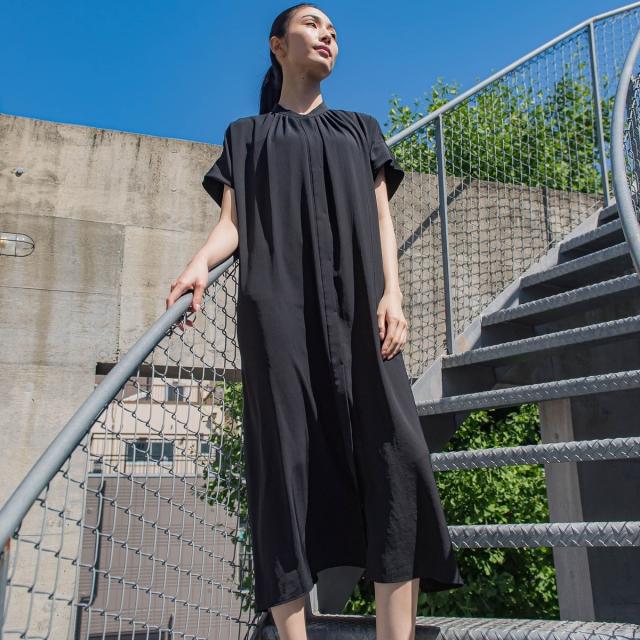 ラエフ（la．f．．．）/KIRERIストレッチワンピース≪セットアップ対応/洗濯機で洗える/機能性素材≫