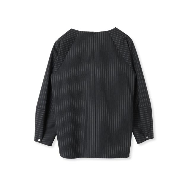 ラエフ（la．f．．．）/ピンストライプブラウス≪洗濯機で洗える/防