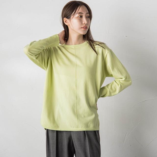 ラエフ（la．f．．．）/【カタログ掲載】EMPIREクルーネックニットプルオーバー≪手洗い可能≫の通販は 7,480円