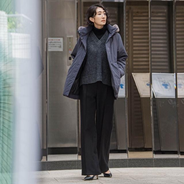 ラエフ（la．f．．．）/モヘアスパンコールニット≪手洗い可能≫の通販