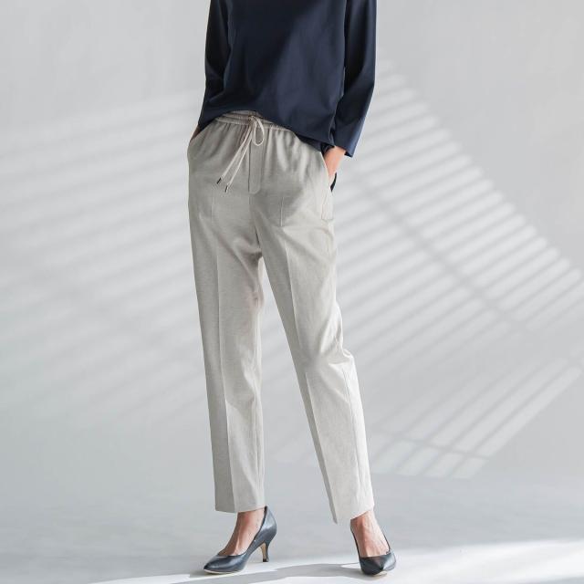 ラエフ（la．f．．．）/【WEB限定】シェルタリングテーパードパンツ≪洗濯機で洗える≫