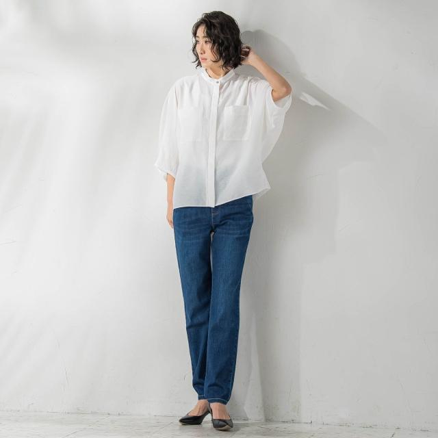 ラエフ（la．f．．．）/シアーバンブーブラウス≪洗濯機で洗える≫_6