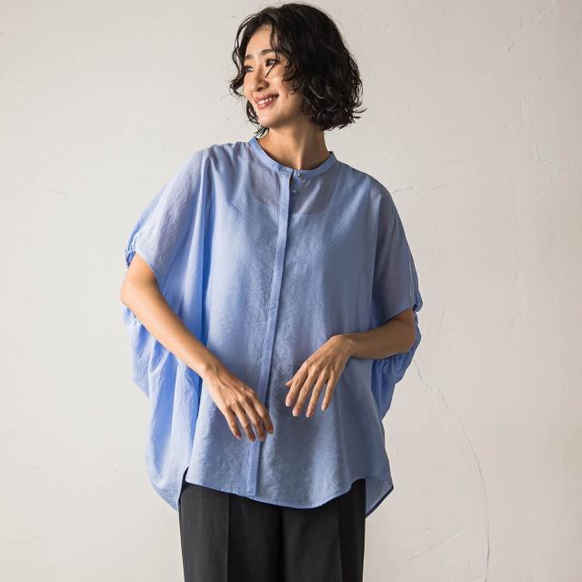 ラエフ（la．f．．．）/【biyori】”さらり、ふわり”自然体でいられる上品ブラウス《手洗い可能》