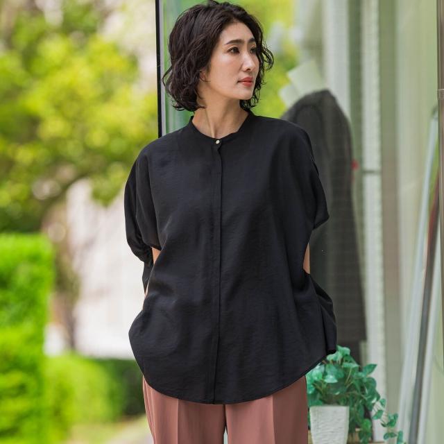 ラエフ（la．f．．．）/【biyori】”さらり、ふわり”自然体でいられる上品ブラウス《手洗い可能》