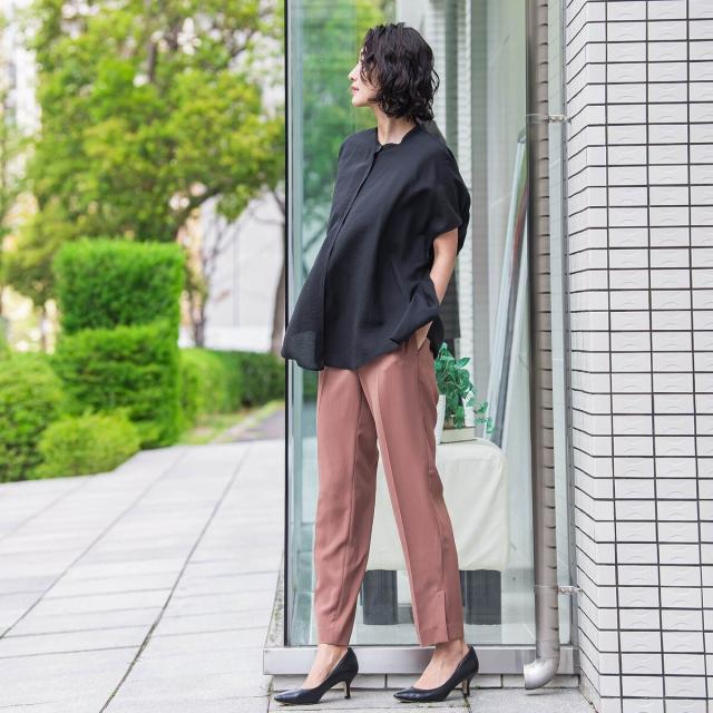 ラエフ（la．f．．．）/【biyori】”さらり、ふわり”自然体でいられる上品ブラウス《手洗い可能》