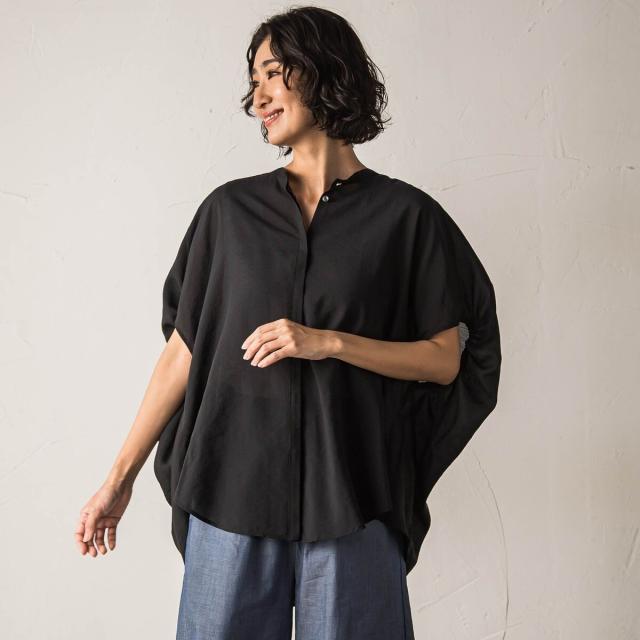 ラエフ（la．f．．．）/【biyori】”さらり、ふわり”自然体でいられる上品ブラウス《手洗い可能》