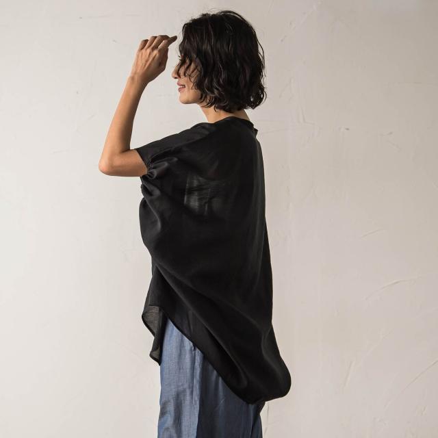 ラエフ（la．f．．．）/【biyori】”さらり、ふわり”自然体でいられる上品ブラウス《手洗い可能》