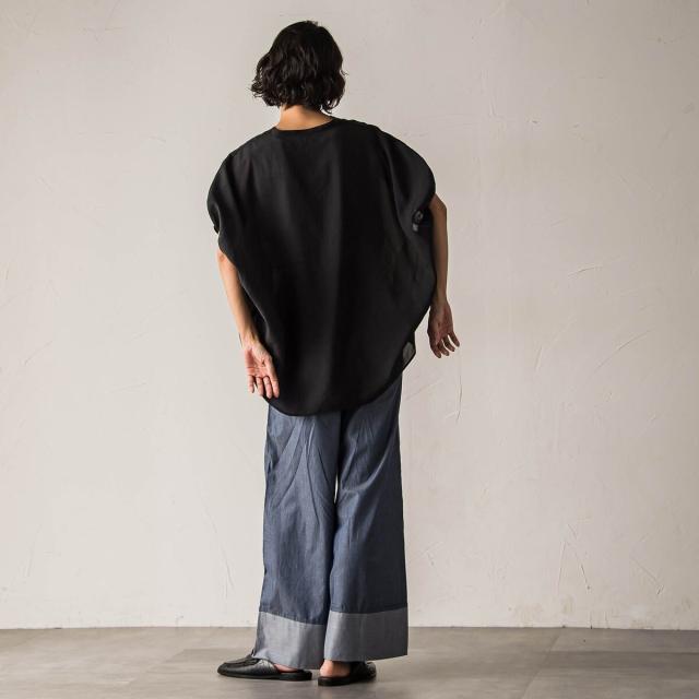 ラエフ（la．f．．．）/【biyori】”さらり、ふわり”自然体でいられる上品ブラウス《手洗い可能》