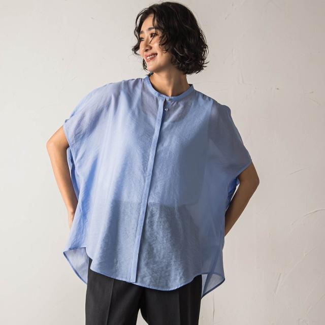 ラエフ（la．f．．．）/【biyori】”さらり、ふわり”自然体でいられる上品ブラウス《手洗い可能》