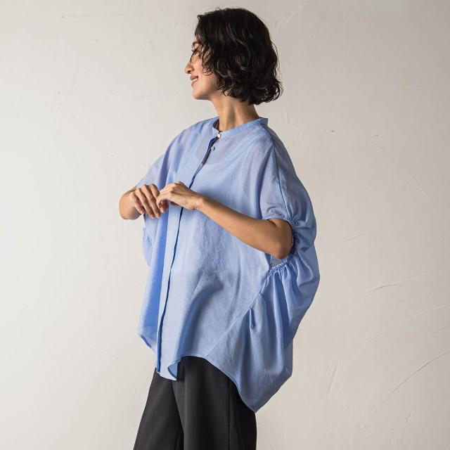 ラエフ（la．f．．．）/【biyori】”さらり、ふわり”自然体でいられる上品ブラウス《手洗い可能》