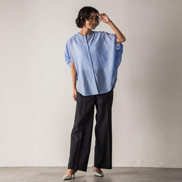 ラエフ（la．f．．．）/【biyori】”さらり、ふわり”自然体でいられる上品ブラウス《手洗い可能》