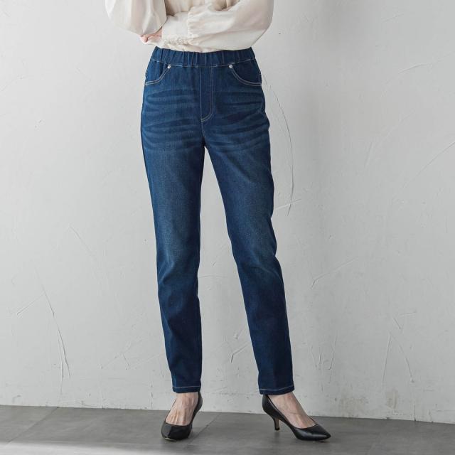 ラエフ（la．f．．．）/【WEB限定】ぐーんと伸びるデニムレギパン