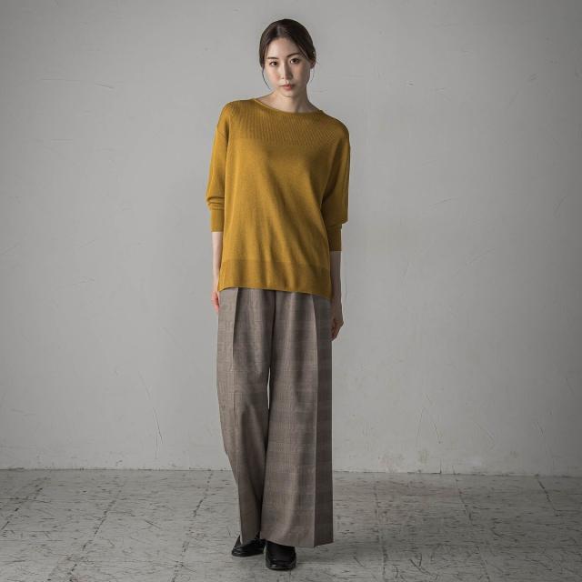 ラエフ（la．f．．．）/【極】SARIニットプルオーバー≪手洗い可能≫の