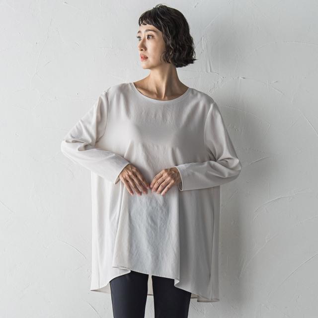ラエフ（la．f．．．）/”Tシャツ感覚で着られる”ジョーゼットブラウス≪洗濯機で洗える≫_12