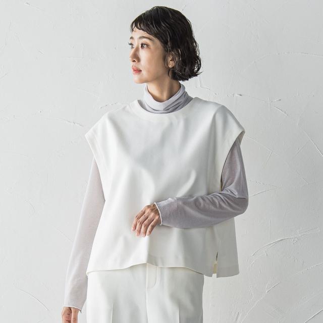 ラエフ（la．f．．．）/【biyori】ピクシエスタジレ≪洗濯機で洗える≫