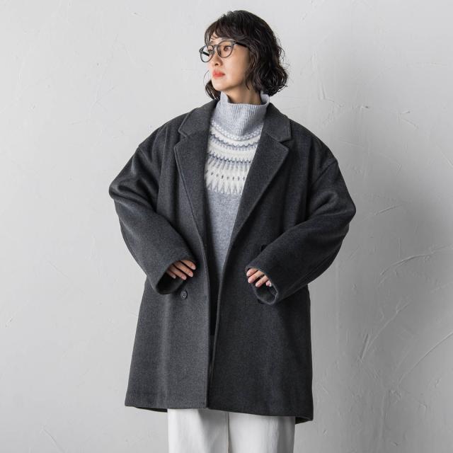 ラエフ（la．f．．．）/【biyori】ニットビーバーコート