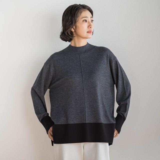 ラエフ（la．f．．．）/ファインウールハイネックニット