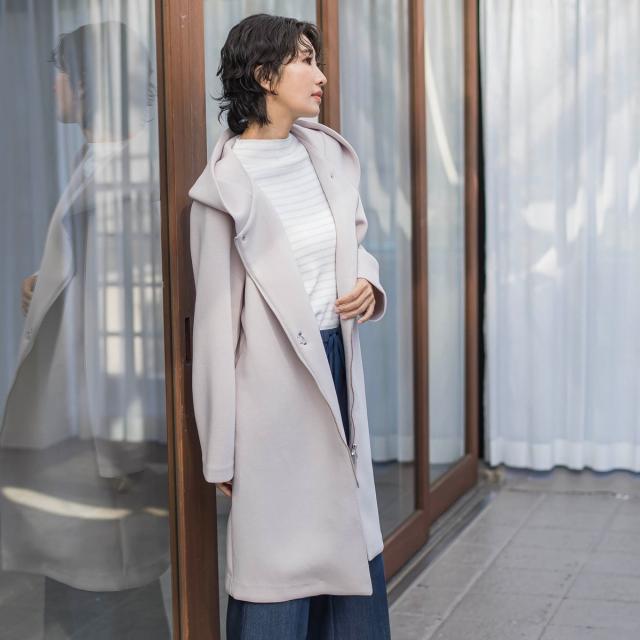 ラエフ（la．f．．．）/【WEB限定】”春まで着られる”2wayダンボールコート